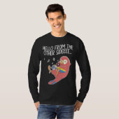 T-shirt Hello From The Other Side Parrots Bird Scarlet Mac (Devant entier)