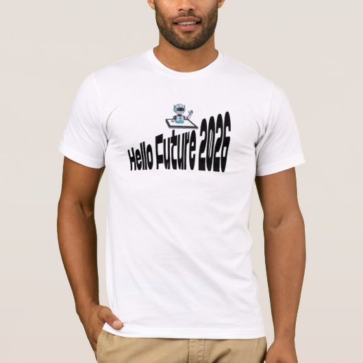 T-shirt Hello Future 2026 (Devant)