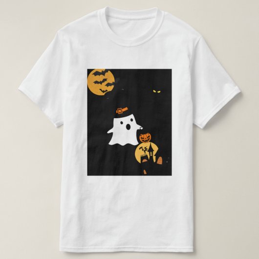 T-shirt hello haloween (Design devant)