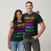 T-shirt Hello In Different Languages For Adults and Kids   (Unisexe)
