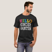 T-shirt Hello Kindergarten Back To School (Devant entier)