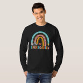 T-shirt Hello Kindergarten Rainbow Teacher Student Back To (Devant entier)