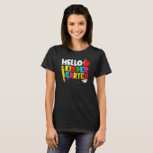 T-shirt Hello Kindergarten Team Kinder Back To School Teac (Devant entier)