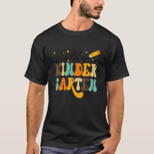 T-shirt Hello Kindergarten Team Kinder Back To School Teac