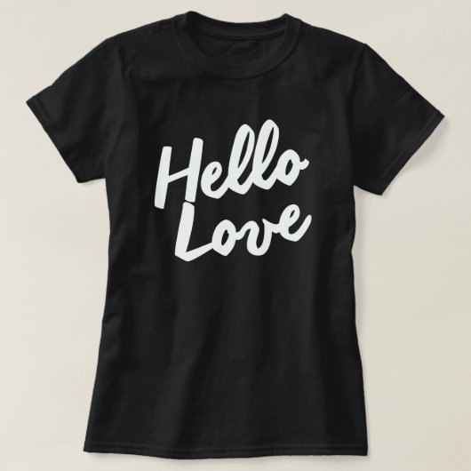 T-SHIRT HELLO LOVE (Design devant)