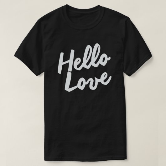 T-SHIRT HELLO LOVE (Design devant)