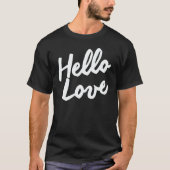 T-SHIRT HELLO LOVE (Devant)