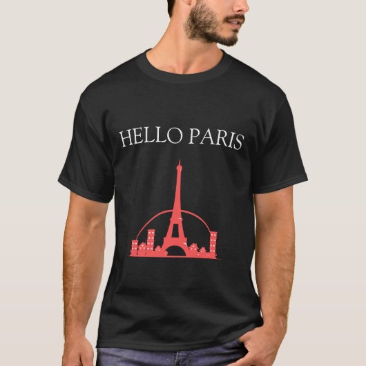 T-shirt Hello Paris (Devant)