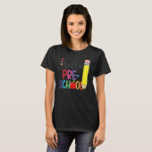 T-shirt Hello Preschool First Day Of School Back To School (Devant entier)