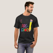 T-shirt Hello Preschool First Day Of School Back To School (Devant entier)