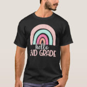 T-shirt Hello Second Grade Back To School 2nd Grade Teache (Devant)