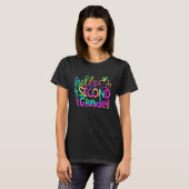 T-shirt Hello Second Grade Tie Dye Team 2e Grade Retour à (Devant entier)