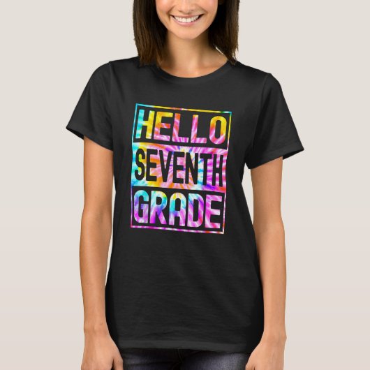 T-shirt Hello Seventh Grade Back to School 7th Grade Teach (Devant)
