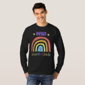 T-shirt Hello Seventh Grade Rainbow Team 7th Grade (Devant entier)