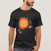 T-shirt Hello Spring Sun Flower (Devant)