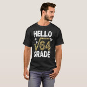 T-shirt Hello Square Root Of 64th 8th Grade 1st jour Leopa (Devant entier)