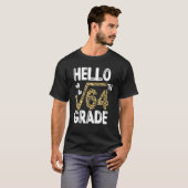 T-shirt Hello Square Root Of 64th 8th Grade 1st jour Leopa (Devant entier)