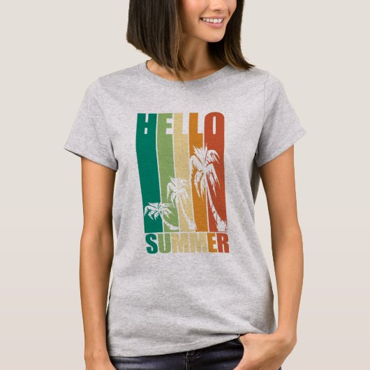 T-SHIRT HELLO SUMMER (Devant)