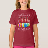 T-shirt HeLLO SUMMER (Devant)