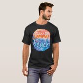 T-shirt Hello Summer Beach (Devant entier)