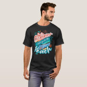 T-shirt Hello Summer Beach (Devant entier)