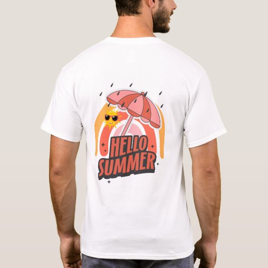 T-shirt Hello Summer – Bright & Fun Design (Dos)