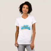 T-shirt Hello Summer, Waves Graphic, Cool White (Devant entier)