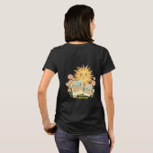 T-shirt Hello Sunshine - Citation Printemps Chaud (Dos entier)