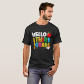 T-shirt Hello Third Grade  3rd Grade Back To School Kids (Devant entier)
