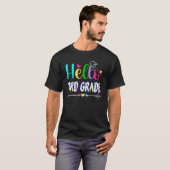 T-shirt Hello Third Grade Team 3rd Grade Back To School Te (Devant entier)