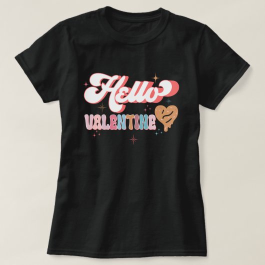 T-SHIRT HELLO VALENTINE (Design devant)