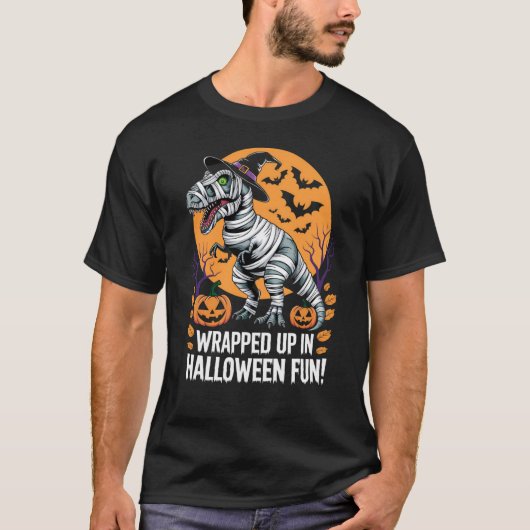 T-shirt Helloween Dinosaur (Devant)