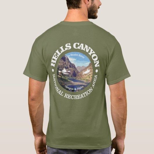 T-shirt Hells Canyon NRA (Dos)