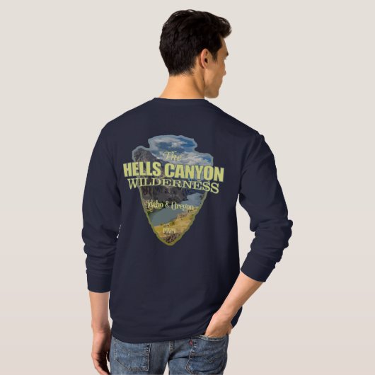 T-shirt Hells Canyon WA (flèche) (Dos entier)