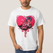 T-shirt Helluva Boss Moxxie et Millie (Devant)