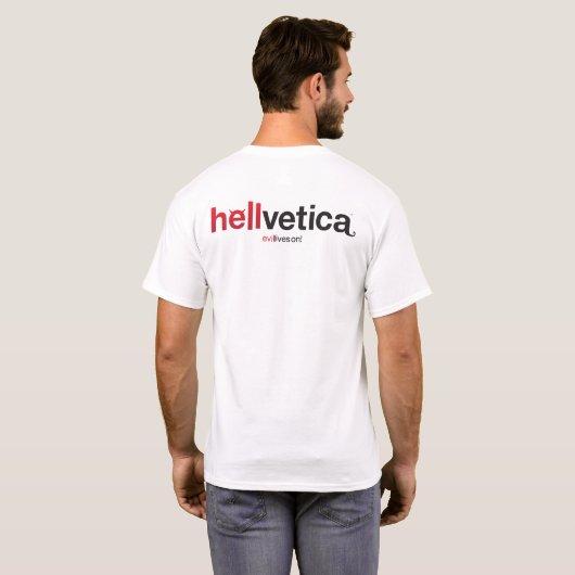 T-shirt hellvetica – Logo Horizontal (Dos entier)