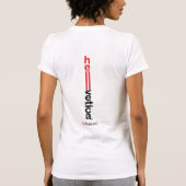 T-shirt hellvetica - logo vertical pour femmes (Dos)