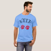 T-shirt HELP animals -. - (Devant entier)