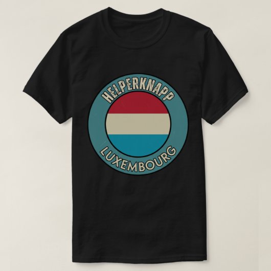 T-shirt Helperknapp, Luxembourg (Design devant)