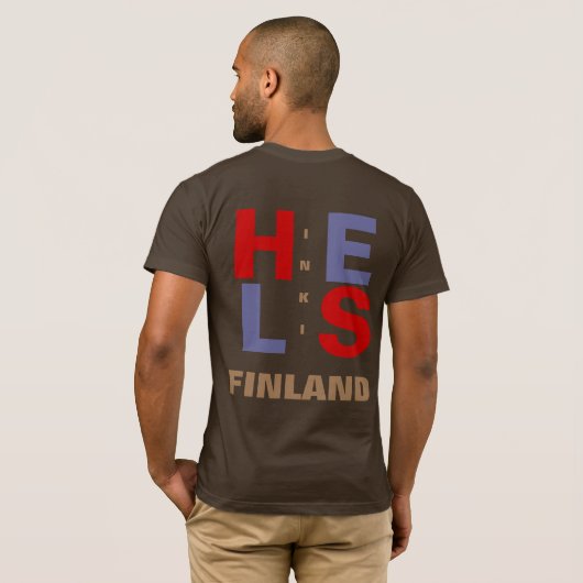T-SHIRT HELSINKI FINLANDE (Dos entier)