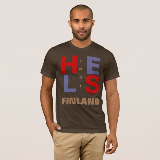 T-SHIRT HELSINKI FINLANDE (Devant entier)