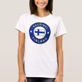 T-shirt Helsinki Finlande (Devant)