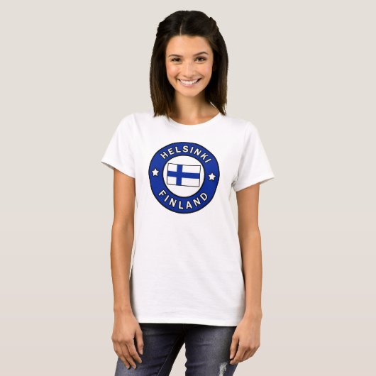 T-shirt Helsinki Finlande (Devant entier)