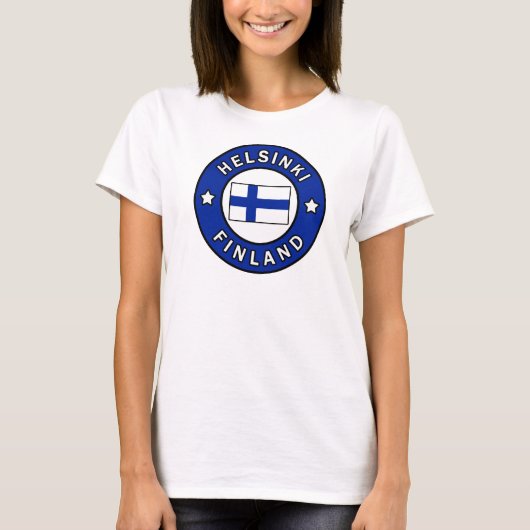 T-shirt Helsinki Finlande (Devant)
