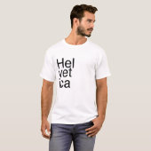 T-shirt Helvetica (Devant entier)