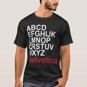 T-shirt helvetica