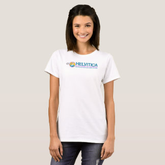 T-shirt "HELVITICA" (écrit comme prononcé) PAR LA COLLINE
