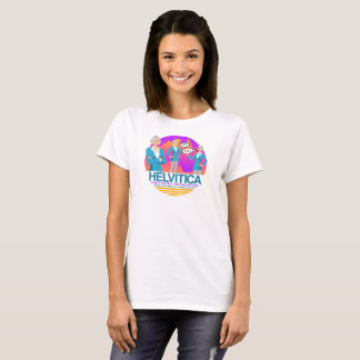 T-shirt "HELVITICA" (écrit comme prononcé) PAR LA COLLINE