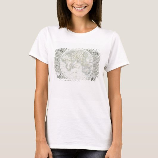T-shirt hémisphères easters, from a series of World Maps p (Devant)