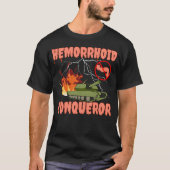 T-shirt Hemorrhoïde Conquérant I Survivez Hemorrhoïdes (Devant)